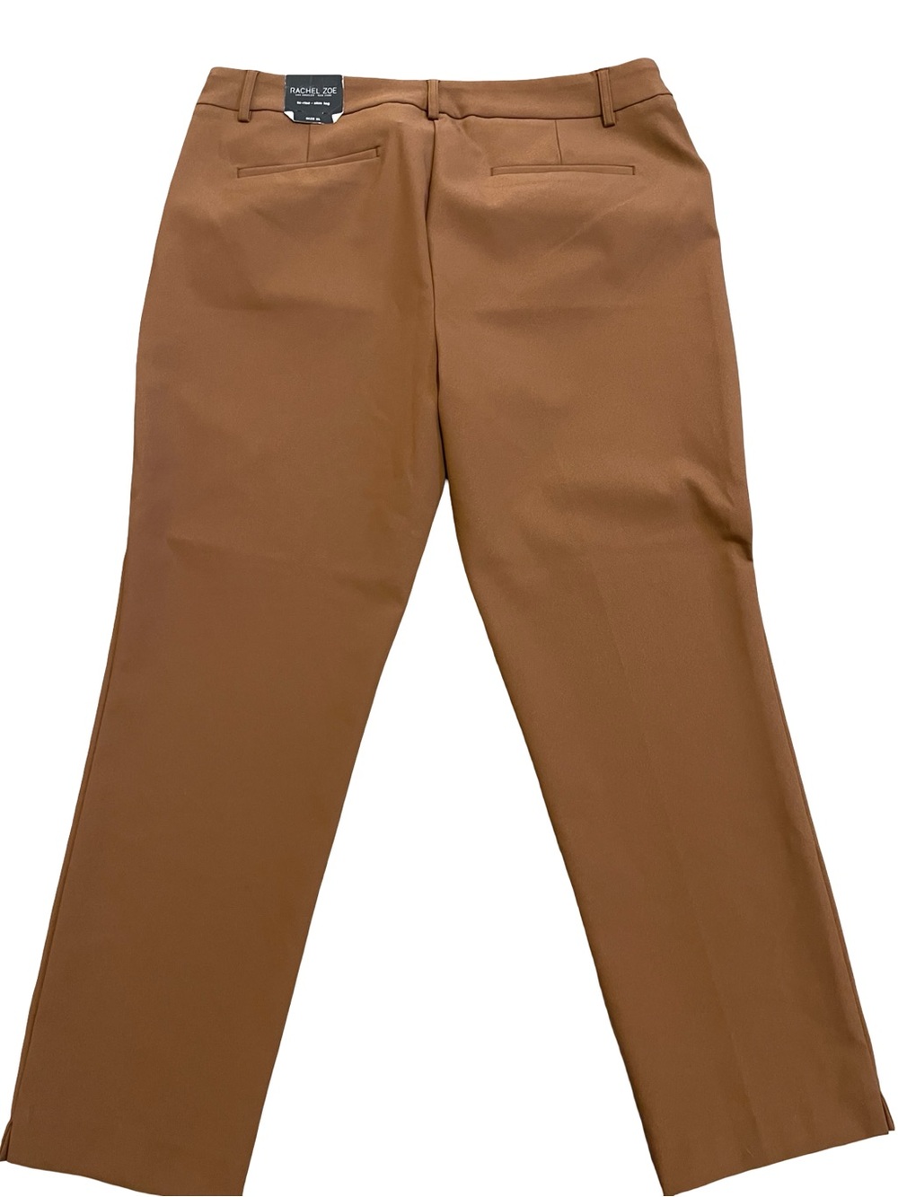 Rachel Zoe Tan High-Rise Slim Leg Dress Pants - Size XL NWT - Picture 6 of 6